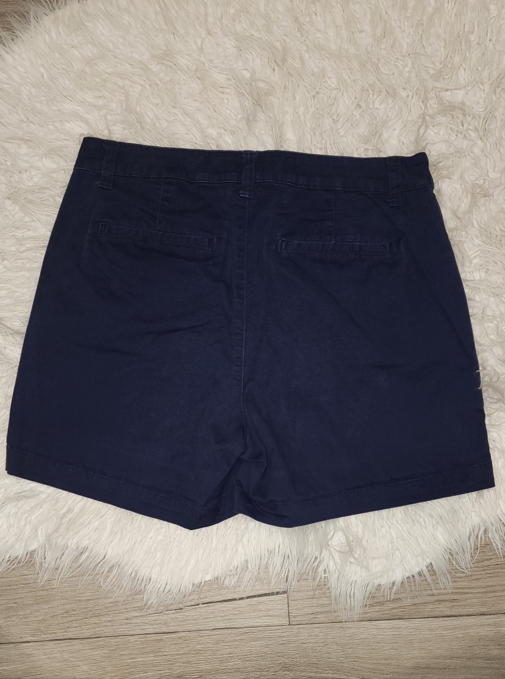 Women's Classic Navy Blue Stretchy Shorts